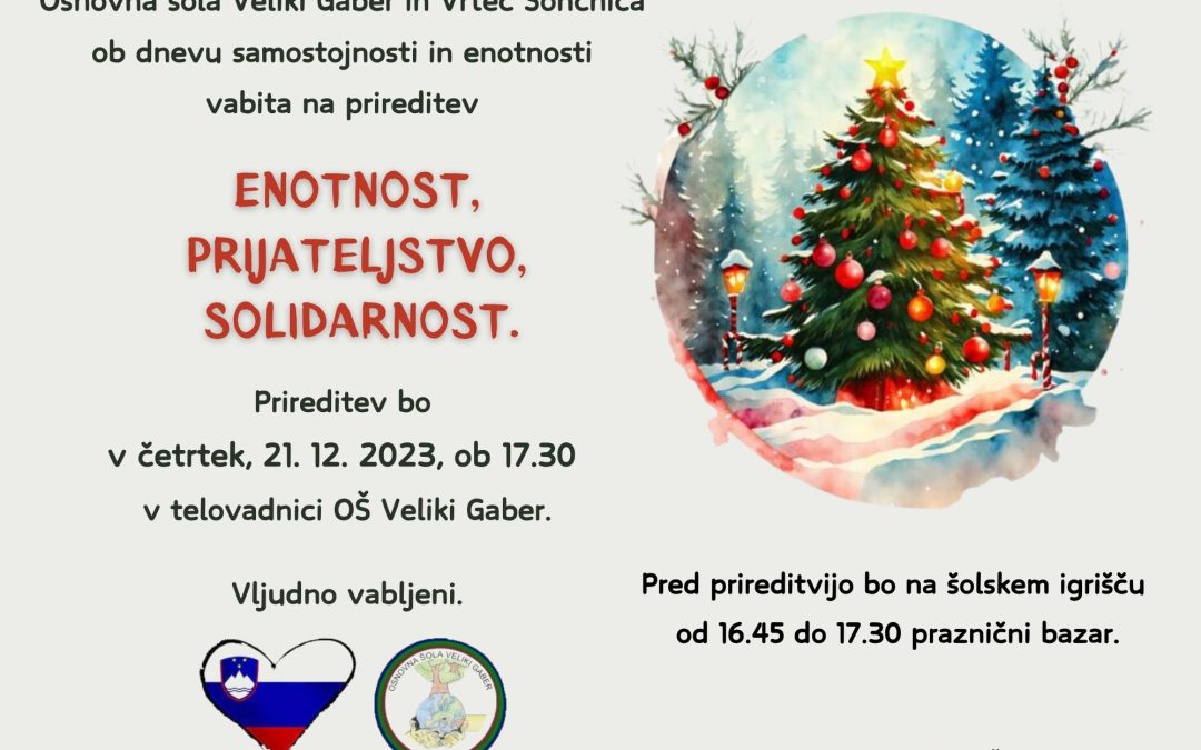 vabilo na prireditev – 21. 12. 2023